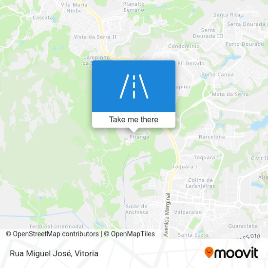 Rua Miguel José map