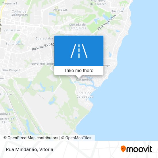Rua Mindanão map