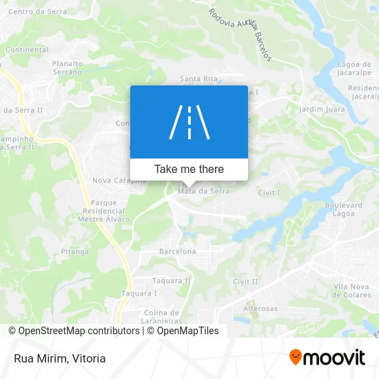 Rua Mirim map