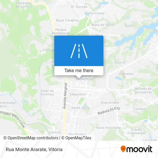 Rua Monte Ararate map