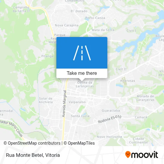 Rua Monte Betel map