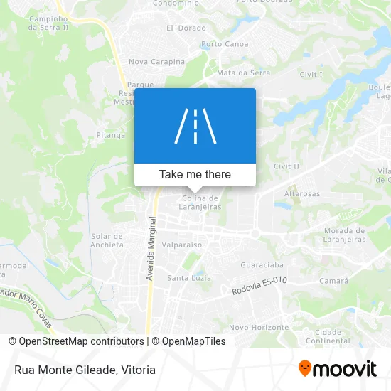 Rua Monte Gileade map