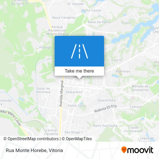Rua Monte Horebe map