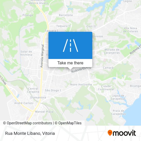 Rua Monte Líbano map