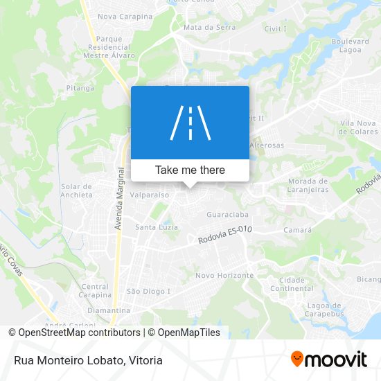 Rua Monteiro Lobato map