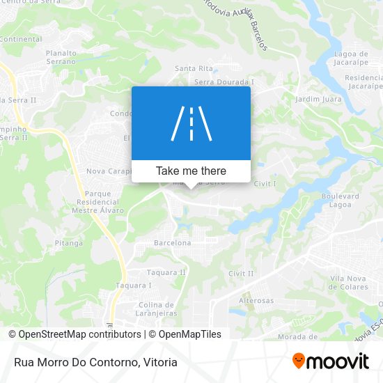 Rua Morro Do Contorno map