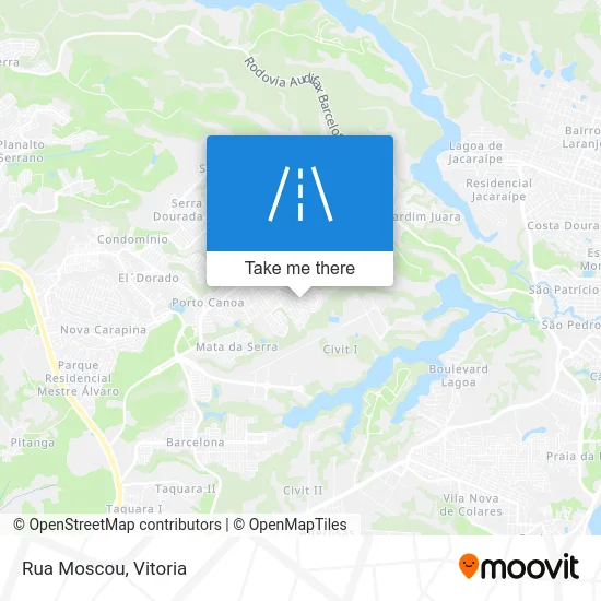 Rua Moscou map