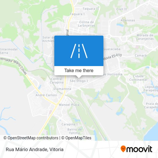 Rua Mário Andrade map
