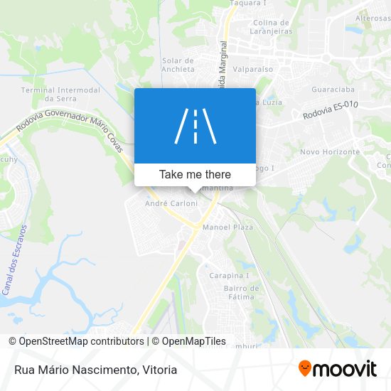 Rua Mário Nascimento map
