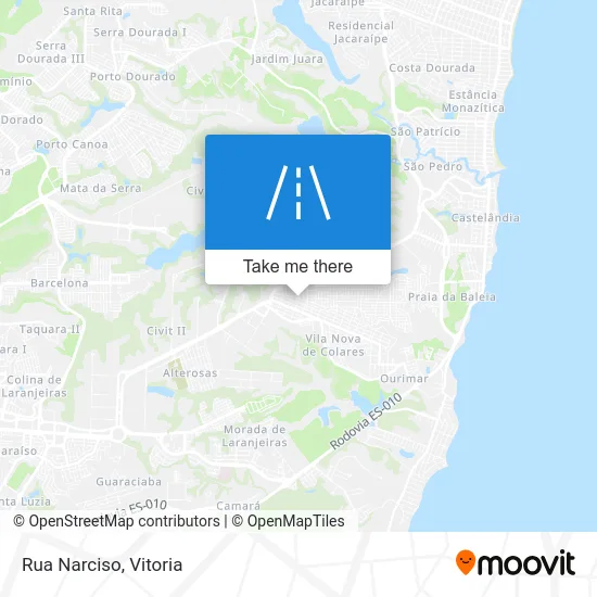 Rua Narciso map