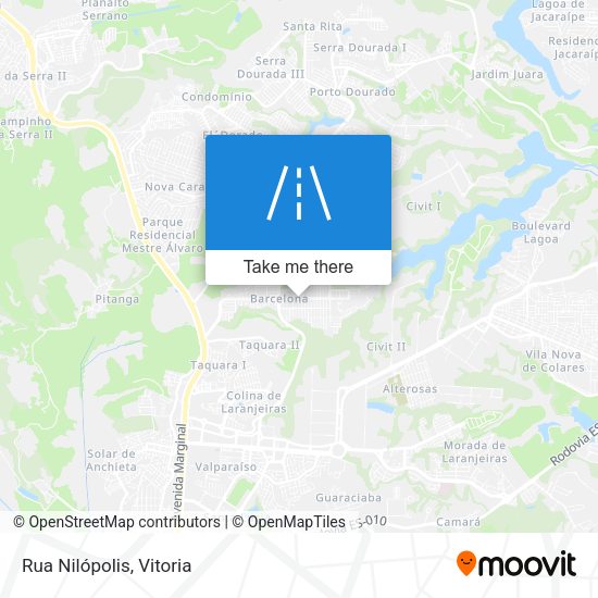 Rua Nilópolis map