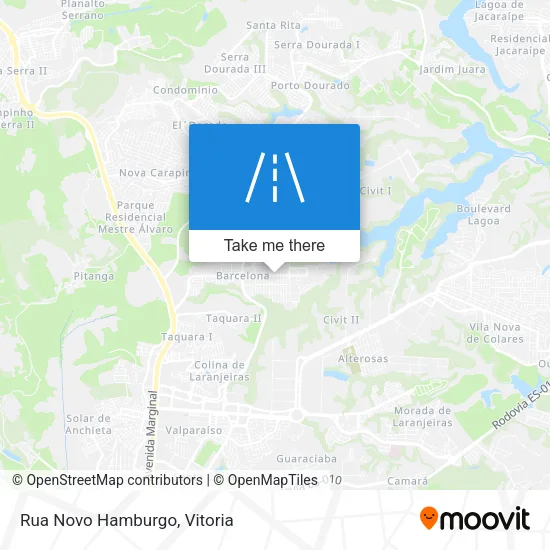 Rua Novo Hamburgo map