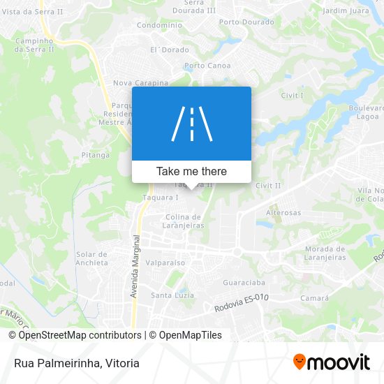 Rua Palmeirinha map