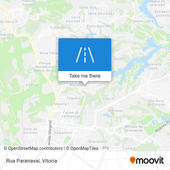 Rua Paranavaí map
