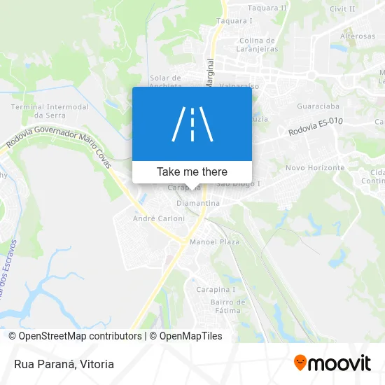 Rua Paraná map