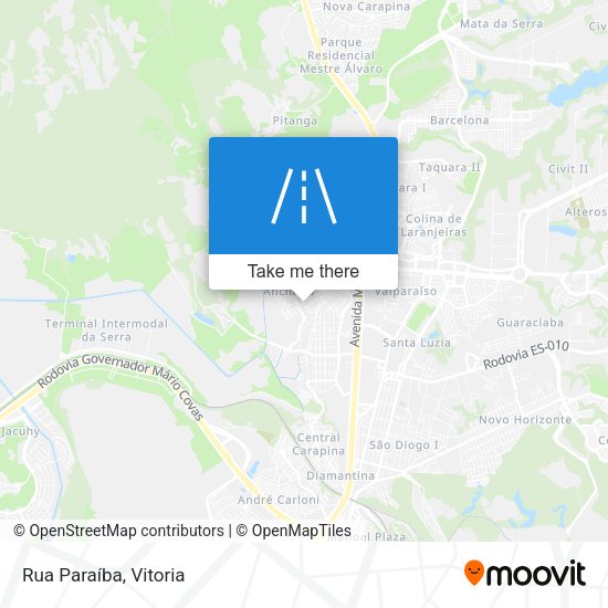 Rua Paraíba map
