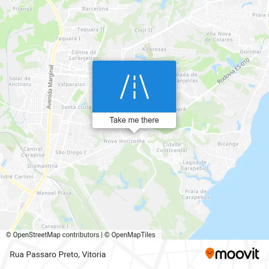 Rua Passaro Preto map