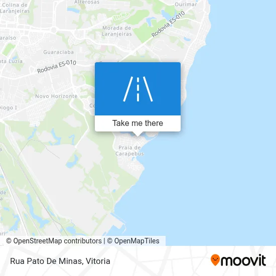 Rua Pato De Minas map