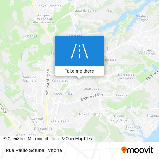 Rua Paulo Setúbal map