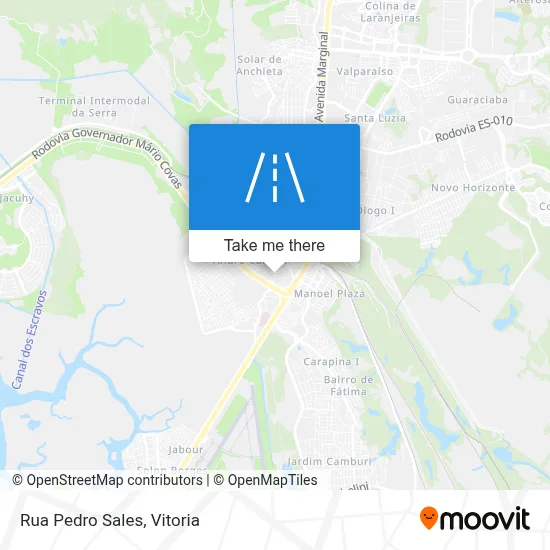 Rua Pedro Sales map