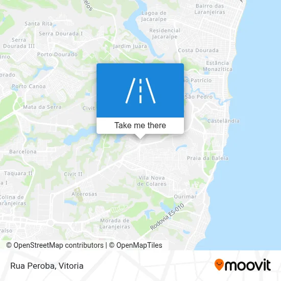 Rua Peroba map