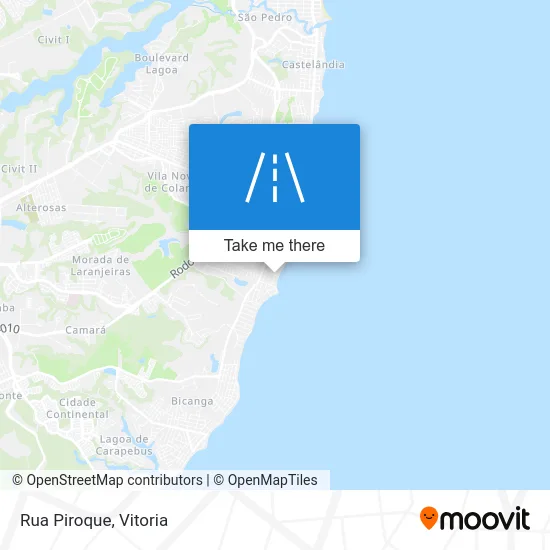 Rua Piroque map
