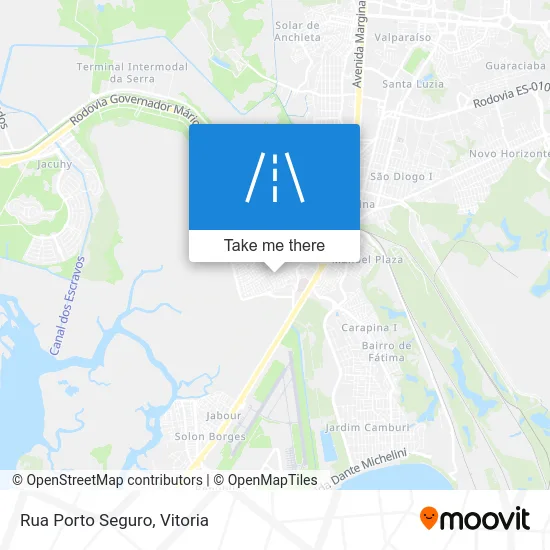 Rua Porto Seguro map