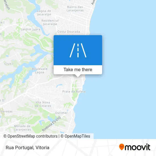 Rua Portugal map