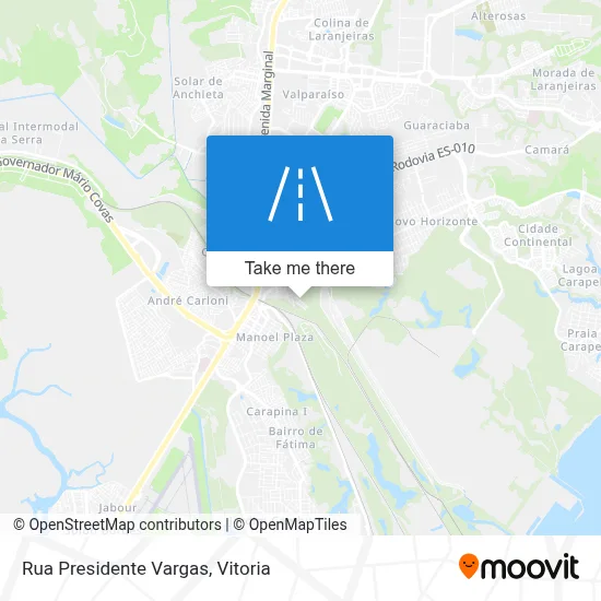 Rua Presidente Vargas map