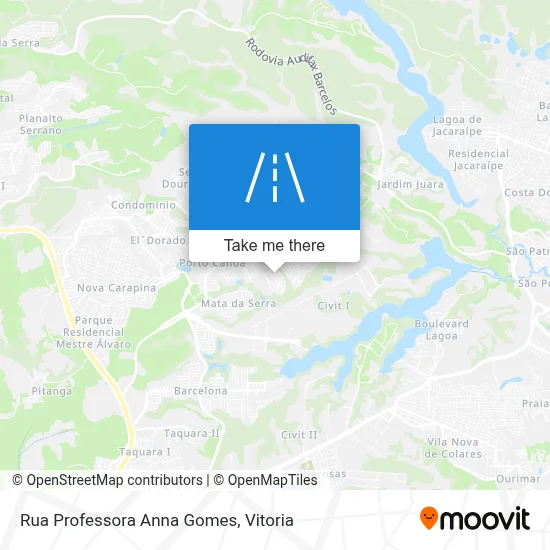 Rua Professora Anna Gomes map