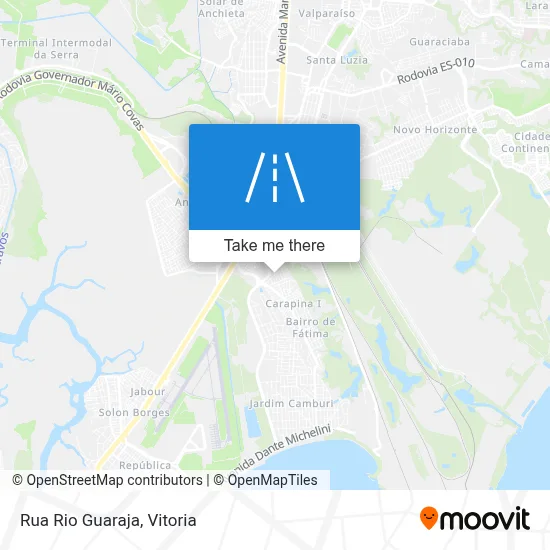 Rua Rio Guaraja map