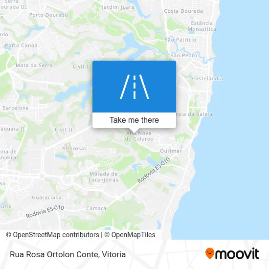 Rua Rosa Ortolon Conte map