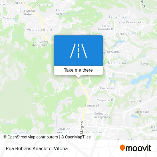 Rua Rubens Anacleto map