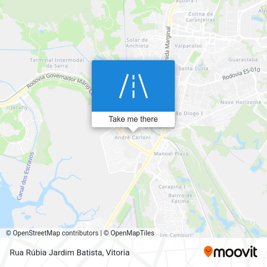 Rua Rúbia Jardim Batista map