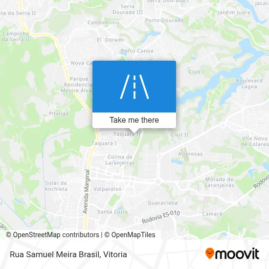 Rua Samuel Meira Brasil map