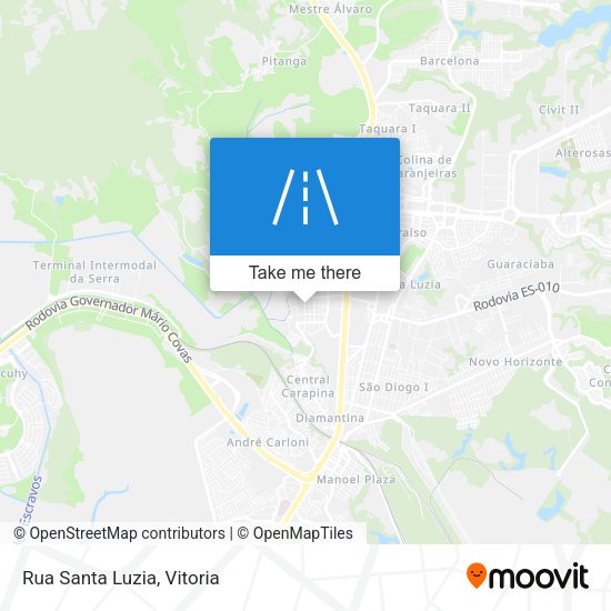 Rua Santa Luzia map