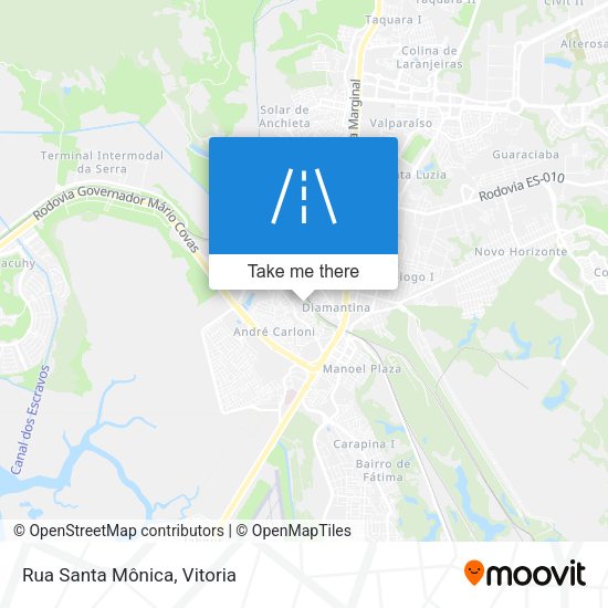 Rua Santa Mônica map