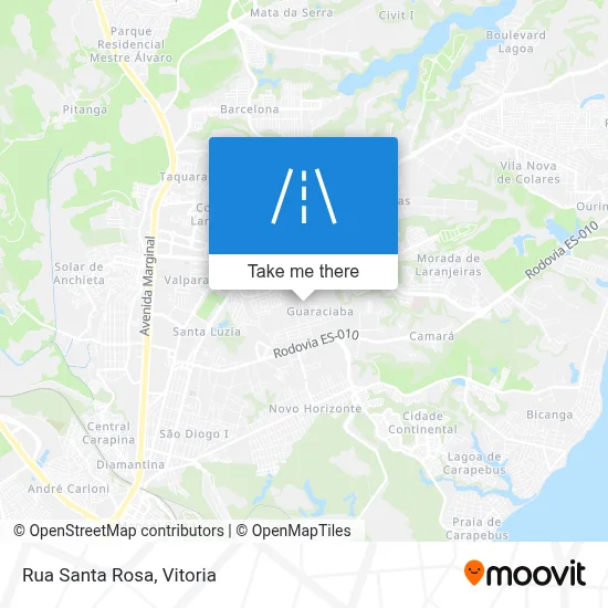 Rua Santa Rosa map