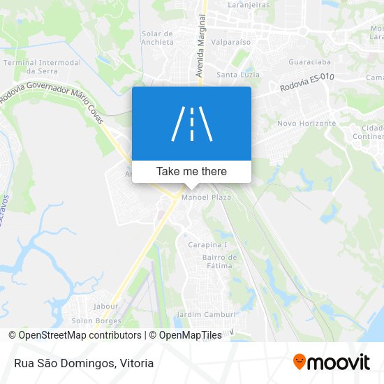 Rua São Domingos map