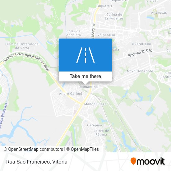 Rua São Francisco map