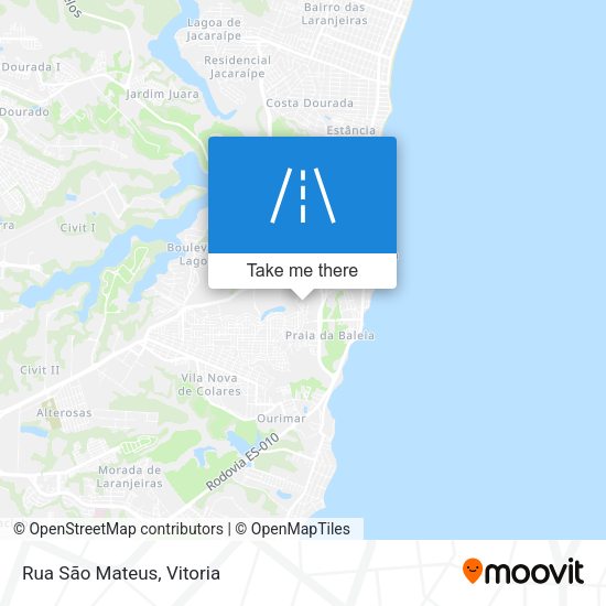 Rua São Mateus map