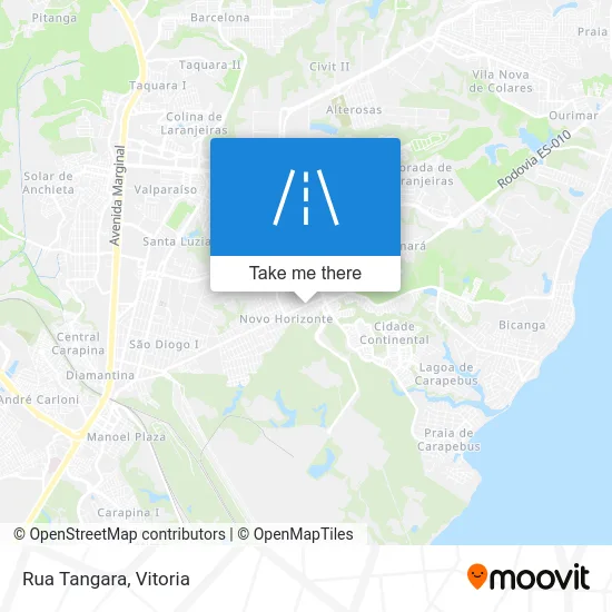Rua Tangara map