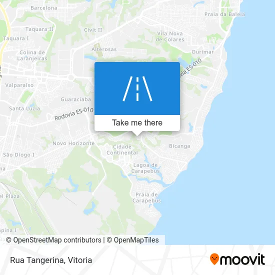 Rua Tangerina map