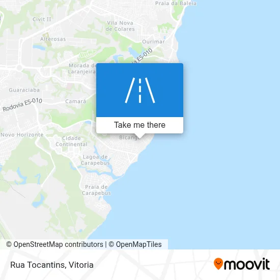 Rua Tocantins map