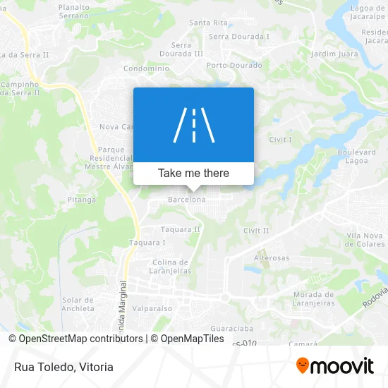 Rua Toledo map