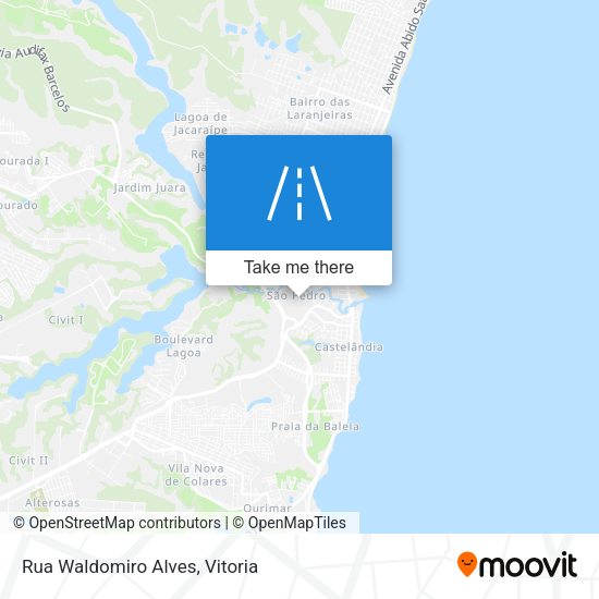 Rua Waldomiro Alves map