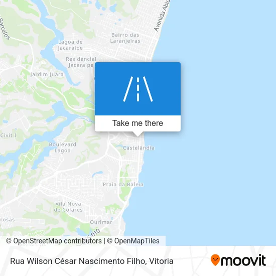 Rua Wilson César Nascimento Filho map