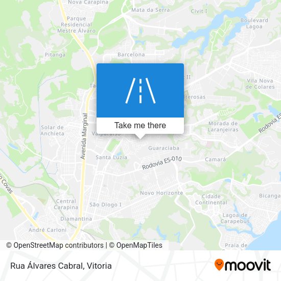 Rua Álvares Cabral map