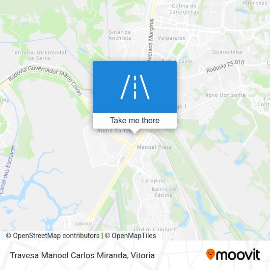 Travesa Manoel Carlos Miranda map