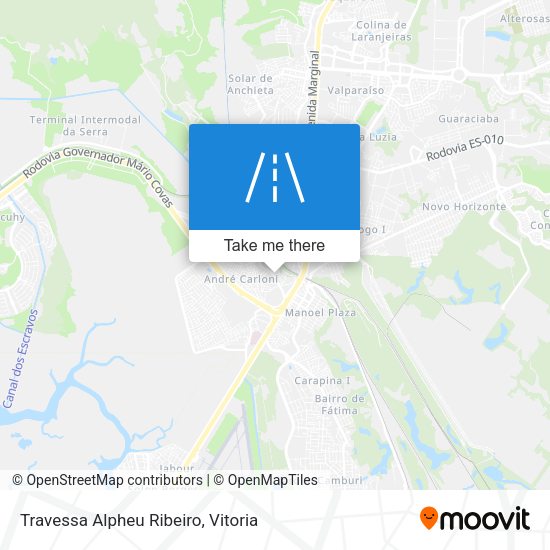 Travessa Alpheu Ribeiro map